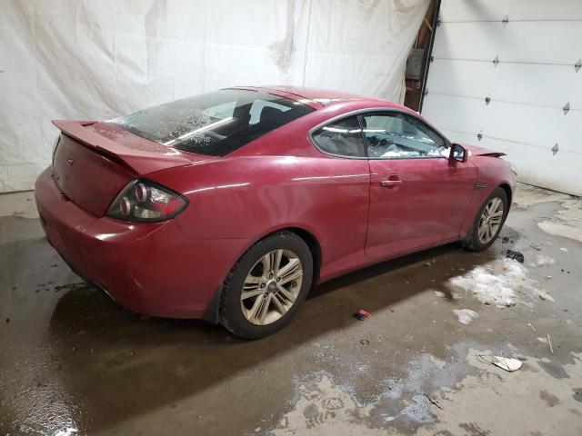 KMHHM66D38U283580 - 2008 HYUNDAI TIBURON GS BURGUNDY photo 3