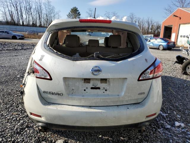 JN8AZ1MW8CW232883 - 2012 NISSAN MURANO S WHITE photo 6