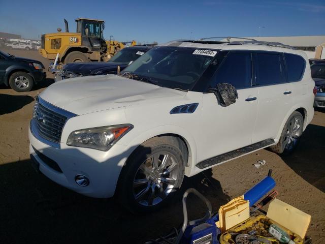 JN8AZ2NE5C9021098 - 2012 INFINITI QX56 WHITE photo 1