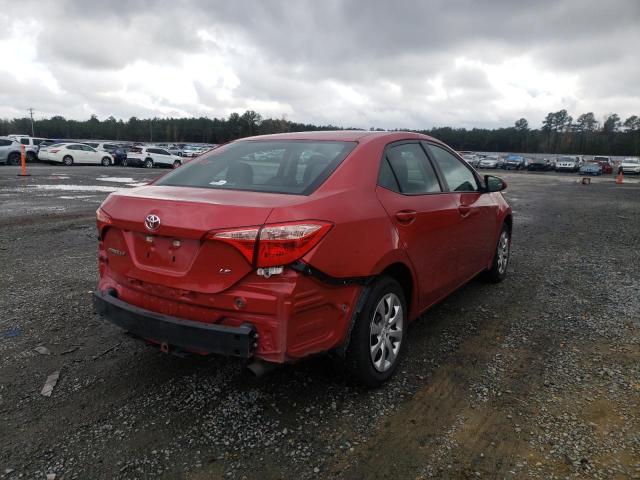 5YFBURHE8KP863168 - 2019 TOYOTA COROLLA L RED photo 3