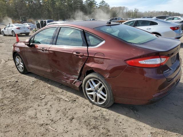 3FA6P0H76FR101839 - 2015 FORD FUSION SE BURGUNDY photo 2