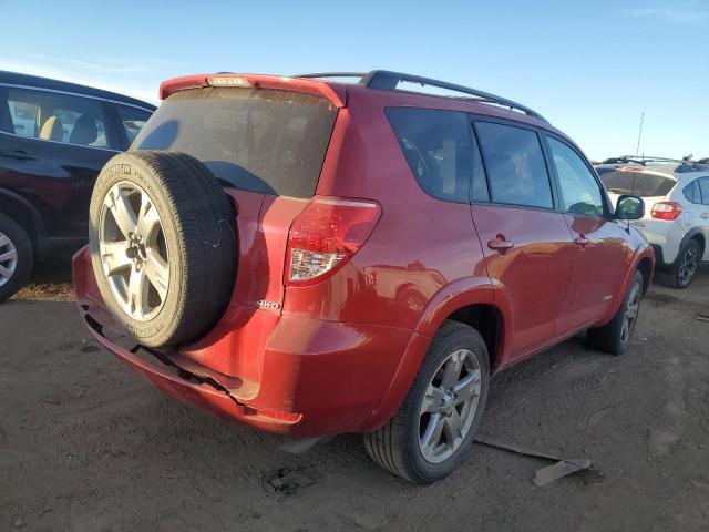 JTMBK32V386037825 - 2008 TOYOTA RAV4 SPORT RED photo 3