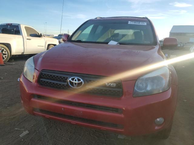 JTMBK32V386037825 - 2008 TOYOTA RAV4 SPORT RED photo 5