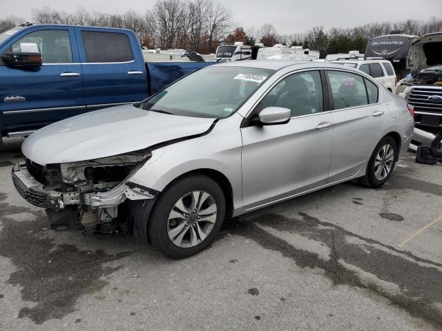 1HGCR2F33EA249458 - 2014 HONDA ACCORD LX SILVER photo 1