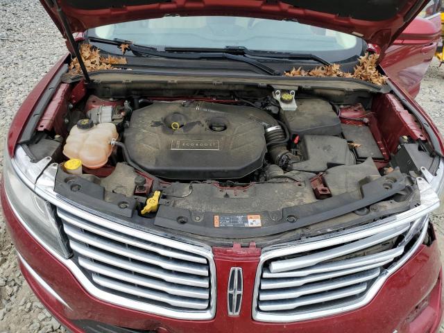 5LMCJ1A96FUJ45440 - 2015 LINCOLN MKC RED photo 11