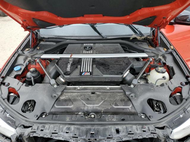 5YMUJ0C02M9F36986 - 2021 BMW X4 M COMPETITION ORANGE photo 11