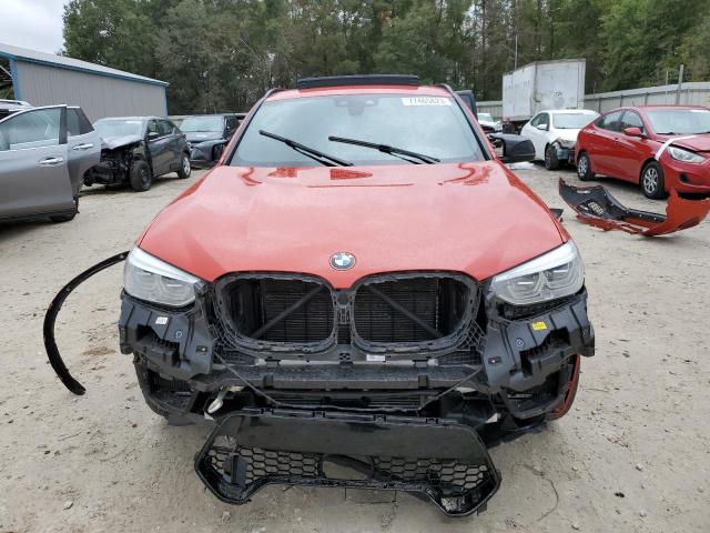5YMUJ0C02M9F36986 - 2021 BMW X4 M COMPETITION ORANGE photo 5