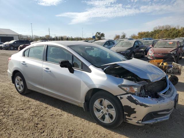 19XFB2F54DE064865 - 2013 HONDA CIVIC LX SILVER photo 4