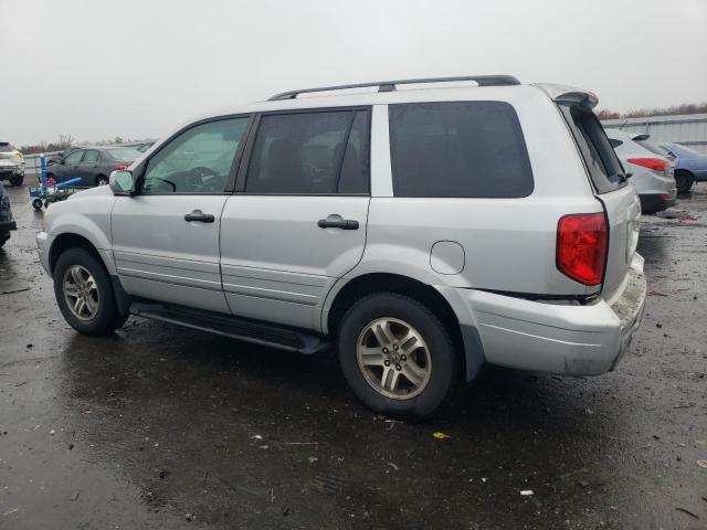 2HKYF18524H551515 - 2004 HONDA PILOT EXL SILVER photo 2