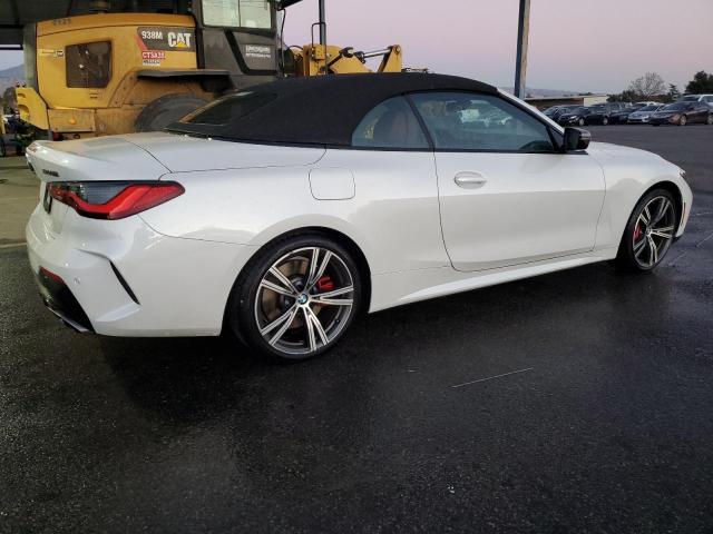 WBA53AT06MCG26431 - 2021 BMW M440I WHITE photo 3