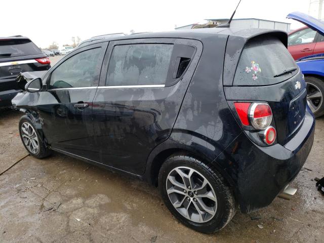 1G1JC6SH0C4147992 - 2012 CHEVROLET SONIC LT BLACK photo 2