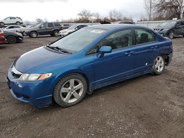 2HGFA1F61BH012585 - 2011 HONDA CIVIC LX-S BLUE photo 1