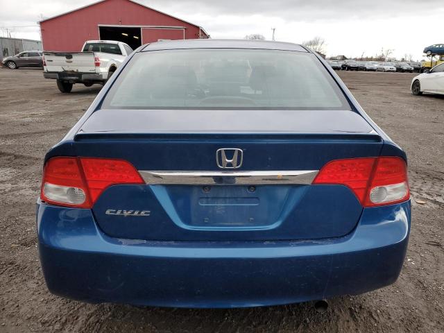 2HGFA1F61BH012585 - 2011 HONDA CIVIC LX-S BLUE photo 6