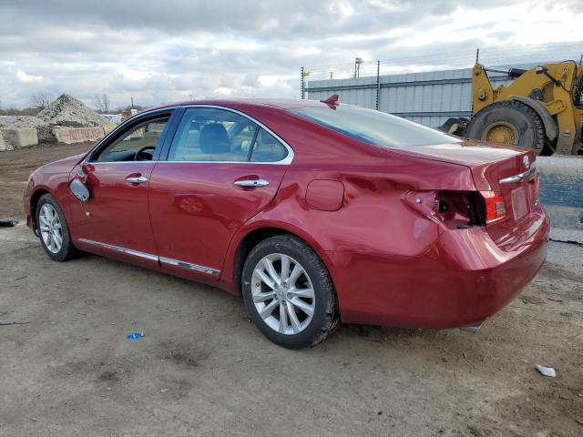 JTHBK1EG2B2434215 - 2011 LEXUS ES 350 RED photo 2