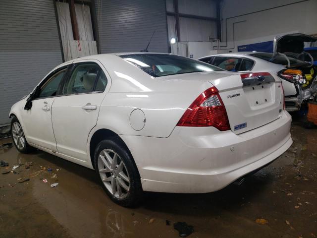 3FAHP0JGXAR168262 - 2010 FORD FUSION SEL WHITE photo 2