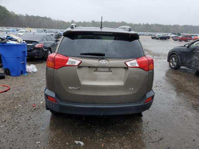 2T3ZFREV2FW200932 - 2015 TOYOTA RAV4 LE BROWN photo 6