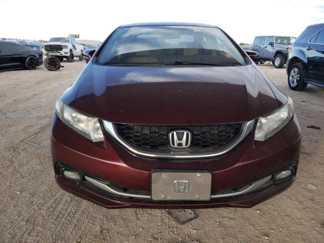 19XFB2F90FE063508 - 2015 HONDA CIVIC EXL ბურგუნდია ფოტო 5