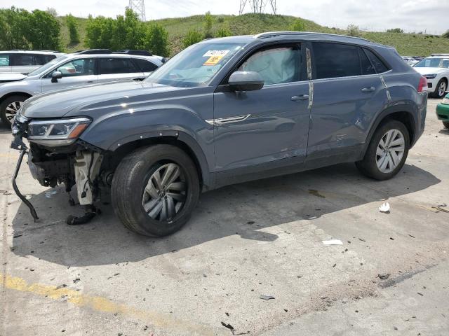 1V2KC2CA1MC239818 - 2021 VOLKSWAGEN ATLAS CROS SE GRAY photo 1