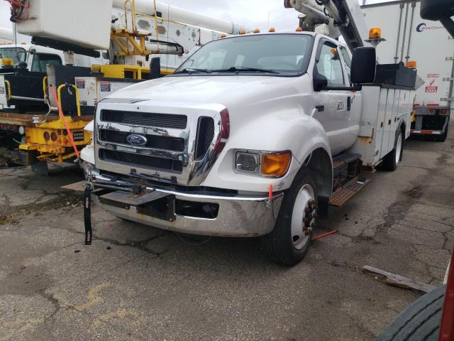 3FRWX6FC5BV372988 - 2011 FORD F650 SUPER DUTY WHITE photo 1