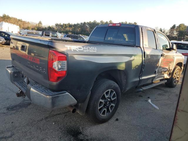 5TFUY5F10FX417173 - 2015 TOYOTA TUNDRA DOUBLE CAB SR/SR5 GRAY photo 3