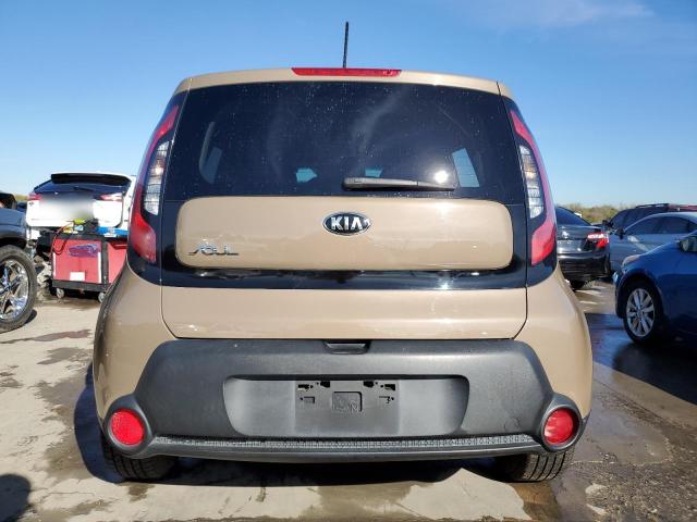 KNDJN2A20F7234124 - 2015 KIA SOUL TAN photo 6