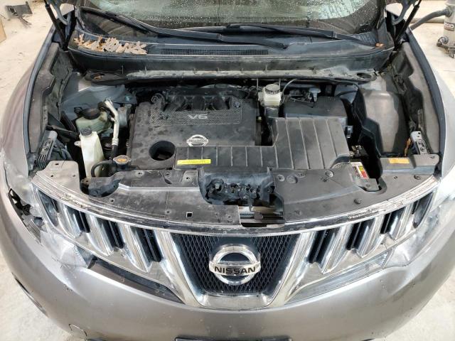 JN8AZ1MU3AW005158 - 2010 NISSAN MURANO S GRAY photo 11