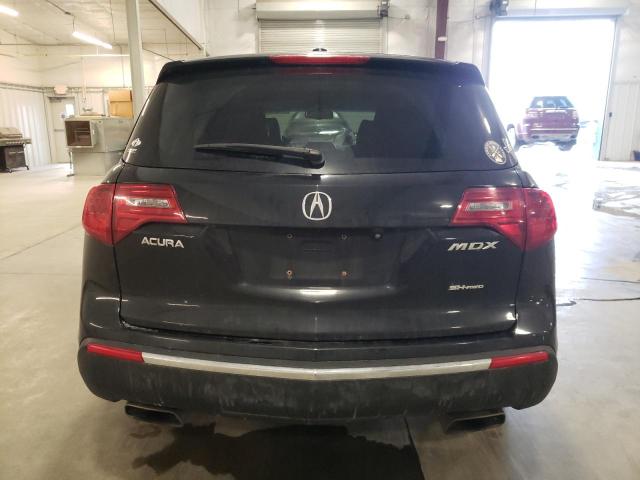 2HNYD2H67BH548498 - 2011 ACURA MDX TECHNOLOGY BLACK photo 6