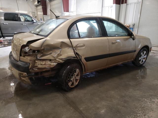 KNADE223696552342 - 2009 KIA RIO BASE TAN photo 3