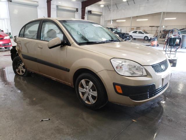 KNADE223696552342 - 2009 KIA RIO BASE TAN photo 4