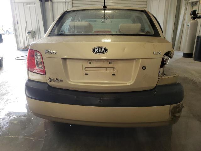 KNADE223696552342 - 2009 KIA RIO BASE TAN photo 6