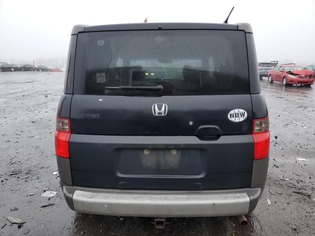 5J6YH27544L009145 - 2004 HONDA ELEMENT EX BLACK photo 6