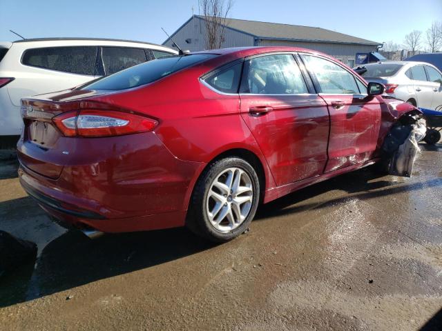 1FA6P0H72G5109540 - 2016 FORD FUSION SE BURGUNDY photo 3