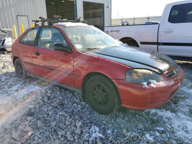 2HGEJ6345XH110683 - 1999 HONDA CIVIC DX RED photo 4