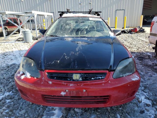 2HGEJ6345XH110683 - 1999 HONDA CIVIC DX RED photo 5