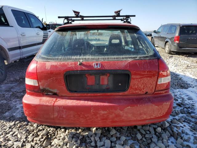 2HGEJ6345XH110683 - 1999 HONDA CIVIC DX RED photo 6