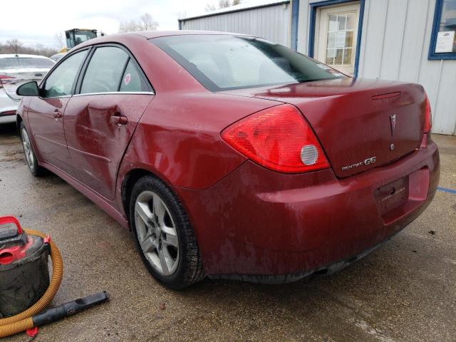 1G2ZJ57B294241805 - 2009 PONTIAC G6 MAROON photo 2