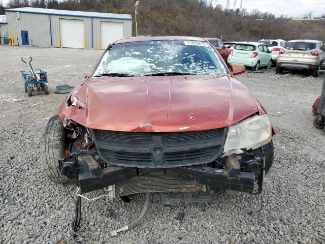 1B3LC56K28N104774 - 2008 DODGE AVENGER SXT ORANGE photo 5