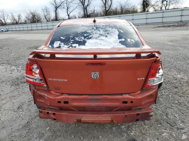 1B3LC56K28N104774 - 2008 DODGE AVENGER SXT ORANGE photo 6