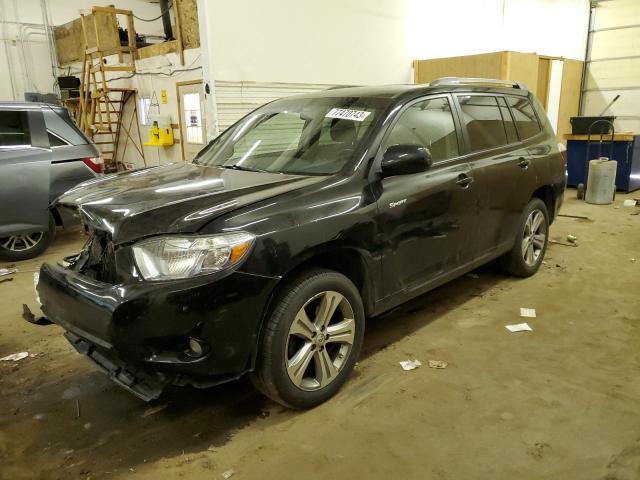 JTEES43AX92148035 - 2009 TOYOTA HIGHLANDER SPORT BLACK photo 1