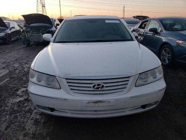 KMHFC46F96A100875 - 2006 HYUNDAI AZERA SE WHITE photo 5