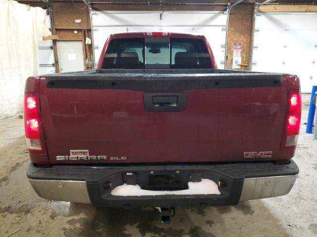 2GTEK19J781301897 - 2008 GMC SIERRA K1500 MAROON photo 6