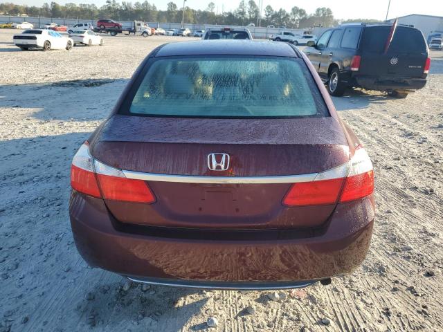 1HGCR2F30FA248155 - 2015 HONDA ACCORD LX BURGUNDY photo 6