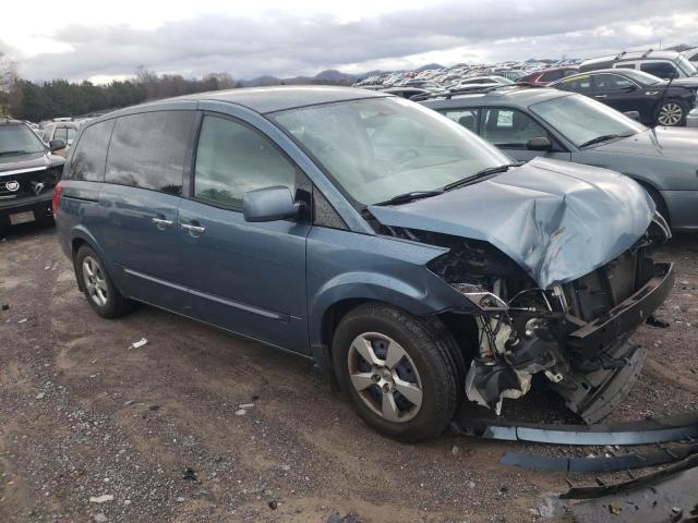 5N1BV28UX9N107016 - 2009 NISSAN QUEST S BLUE photo 4