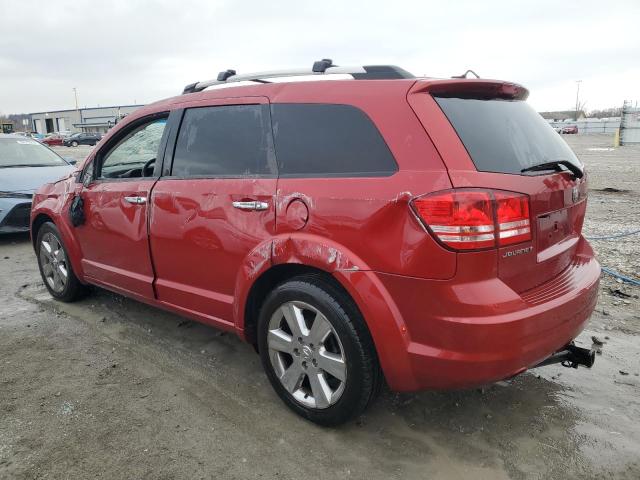 3D4GG67V09T180758 - 2009 DODGE JOURNEY R/T MAROON photo 2