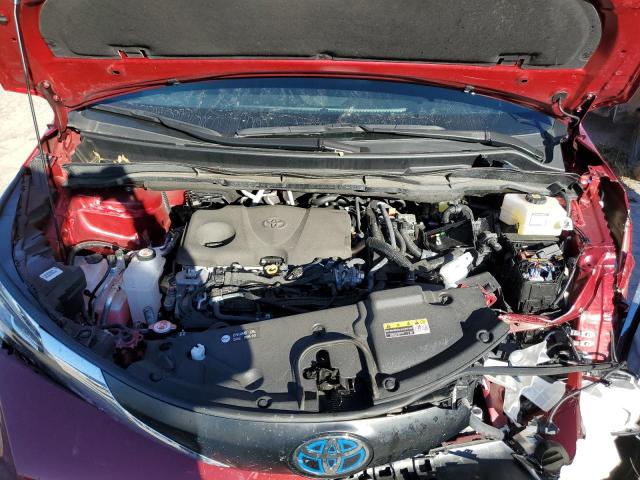 5TDKRKEC6NS122153 - 2022 TOYOTA SIENNA LE RED photo 12