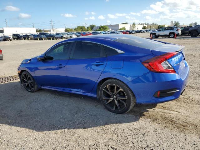 19XFC2F86KE040894 - 2019 HONDA CIVIC SPORT BLUE photo 2