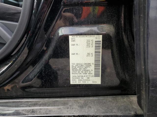 1N4AL3AP1DN437710 - 2013 NISSAN ALTIMA 2.5 BLACK photo 12