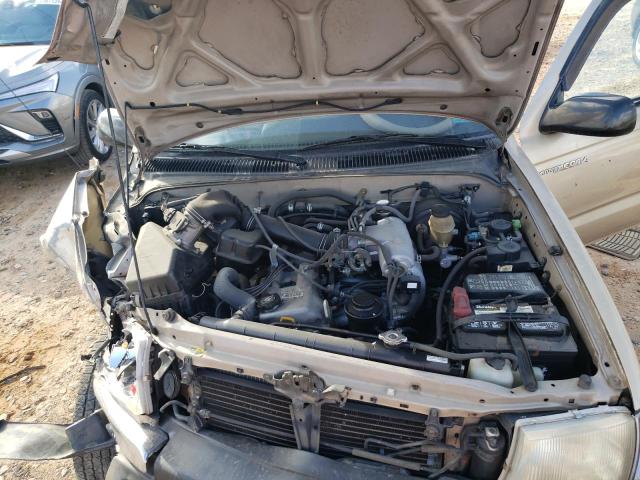 4TASM92N4YZ662385 - 2000 TOYOTA TACOMA XTRACAB PRERUNNER ოქროსფერი ფოტო 11