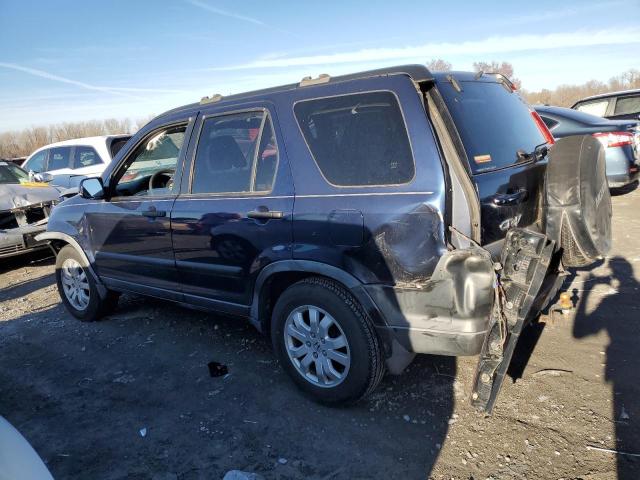 JHLRD78816C009394 - 2006 HONDA CR-V EX BLUE photo 2