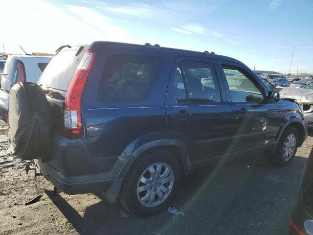 JHLRD78816C009394 - 2006 HONDA CR-V EX BLUE photo 3